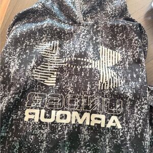Under Armour Black and White Hoodie